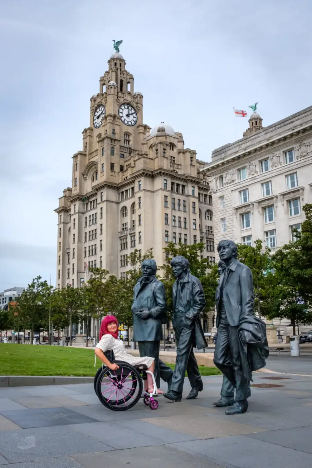 Person using the DaVinci Mobility Legerra custom wheelchair, demonstrating its comfort, maneuverability, and lightweight design.